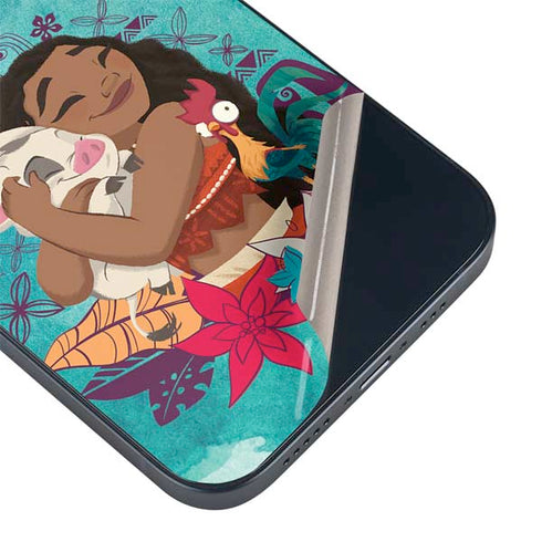 Disney Princess Moana with Pua and Heihei iPhone 13 Skin